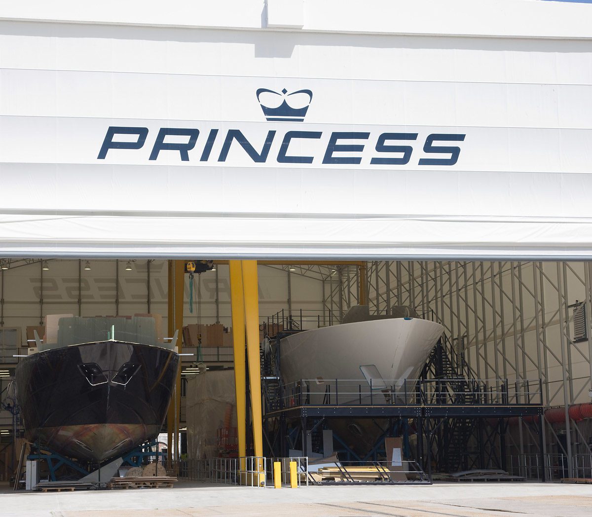 princess yachts manufacturing sites